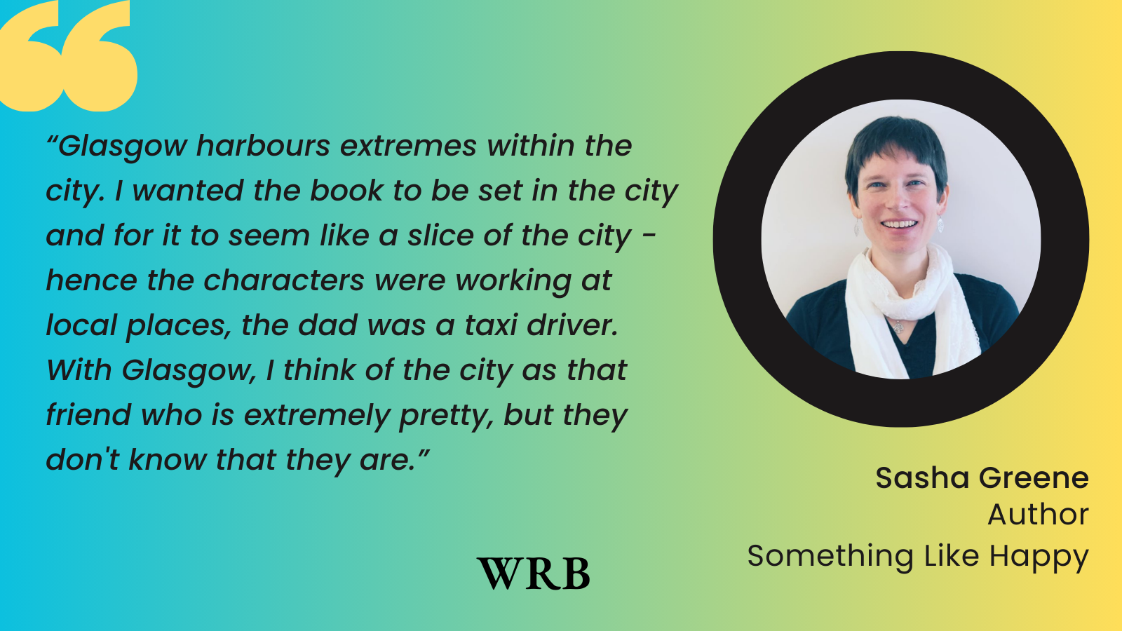 Sasha Greene Author Interview